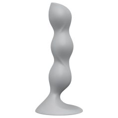 Satisfyer Triple Ball-R - dildo s korálky - šedá