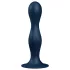 Satisfyer Double Ball-R - vážené dildo - modrá