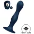 Satisfyer Double Ball-R - vážené dildo - modrá