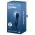 Satisfyer Double Ball-R - vážené dildo - modrá
