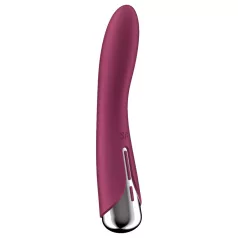   Satisfyer - vibrátor na G-bod s rotující hlavicí - červený