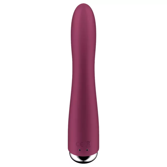 Satisfyer - vibrátor na G-bod s rotující hlavicí - červený