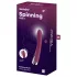 Satisfyer - vibrátor na G-bod s rotující hlavicí - červený