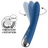 Satisfyer Spinning Vibe 1 - G-bodový vibrátor s otočnou hlavou (modrá)