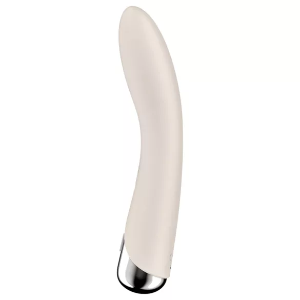 Satisfyer - G-bod vibrátor s rotující hlavicí - béžový
