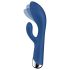 Satisfyer Spinning Rabbit 1 - rotační vibrátor s klitorálním ramenem (modrý)