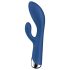 Satisfyer Spinning Rabbit 1 - rotační vibrátor s klitorálním ramenem (modrý)