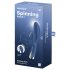 Satisfyer Spinning Rabbit 1 - rotační vibrátor s klitorálním ramenem (modrý)