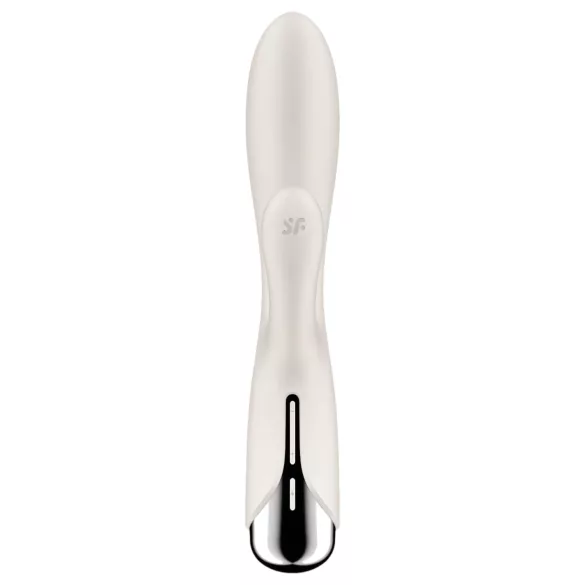 Satisfyer Spinning Rabbit 1 - rotační vibrátor s klitorálním ramenem - béžový