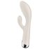 Satisfyer Spinning Rabbit 1 - rotační vibrátor s ramenem na klitoris (béžový)