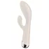Satisfyer Spinning Rabbit 1 - rotační vibrátor s klitorálním ramenem - béžový