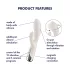 Satisfyer Spinning Rabbit 1 - rotační vibrátor s klitorálním ramenem - béžový