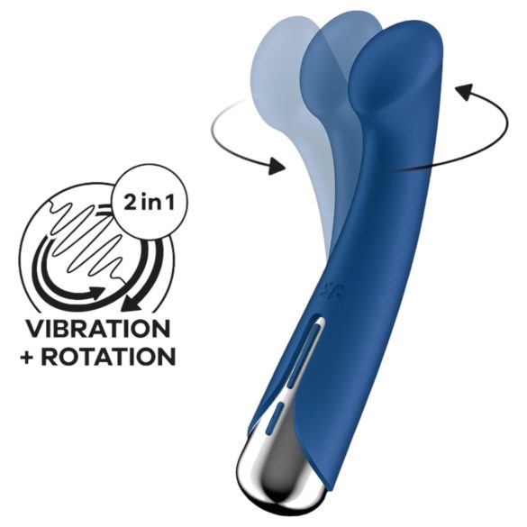 Satisfyer Spinning G-Spot 1 - rotační vibrátor na bod G - modrý