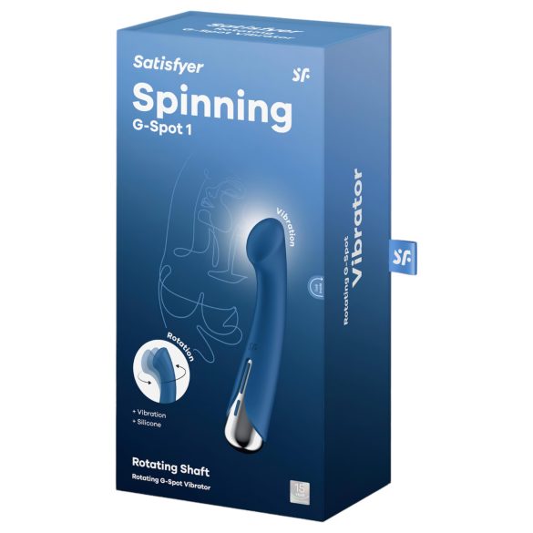 Satisfyer Spinning G-Spot 1 - rotační vibrátor na bod G - modrý