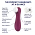 Satisfyer Pro 2 Gen3 - aplikací řízený stimulátor klitorisu s tlakovými vlnami (červený)