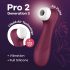 Satisfyer Pro 2 Gen3 - akumulátorový klitorální stimulátor (červený)