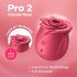 Satisfyer Pro 2 Rose Classic - vzduchová stimulace klitorisu (červený)