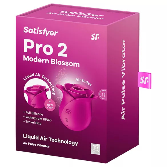 Satisfyer Pro 2 Modern Blossom - stimulátor klitorisu s tlakovémi vlnami (růžový)