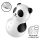 Satisfyer Pocket Panda - vzduchová stimulace klitorisu (černá)