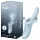 Satisfyer Heat Flex 4 - hřejivý vibrátor s raménkem na klitoris (modrý)