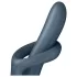 Satisfyer Heat Flex 4 - hřejivý vibrátor s raménkem na klitoris (šedý)