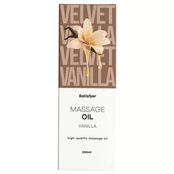 Satisfyer - masážní olej - vanilka - 250 ml