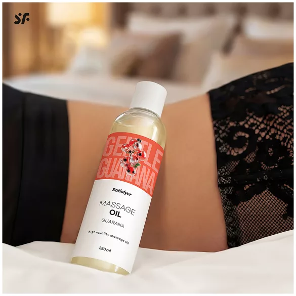 Satisfyer - masážní olej - guarana - 250 ml