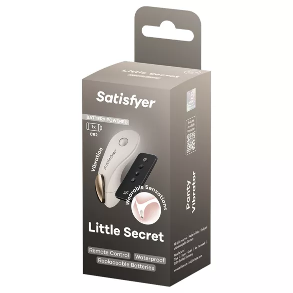 Satisfyer - vibrační tanga - dálkové ovládání - bílá