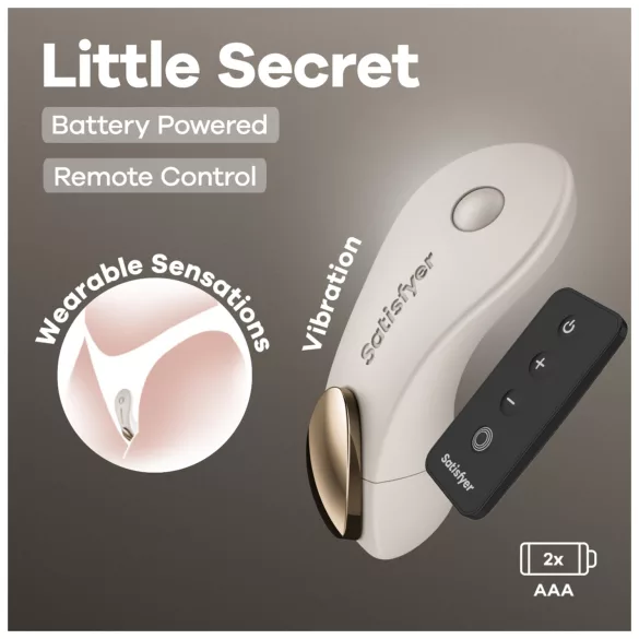 Satisfyer - vibrační tanga - dálkové ovládání - bílá