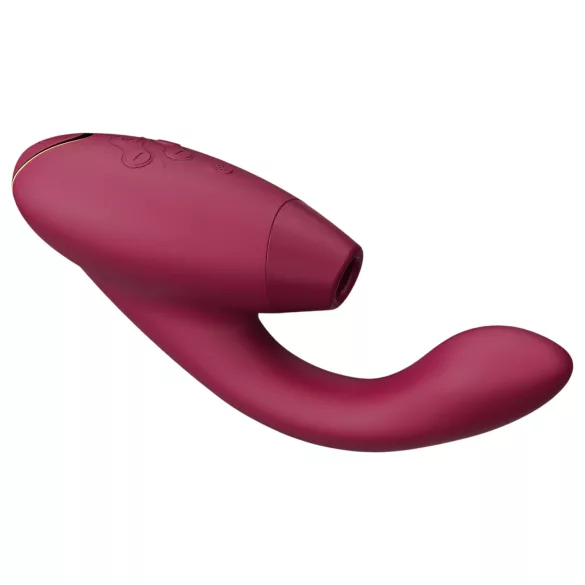 Womanizer Duo 2 - vibrátor na G-bod a klitoris - 2v1 - červený
