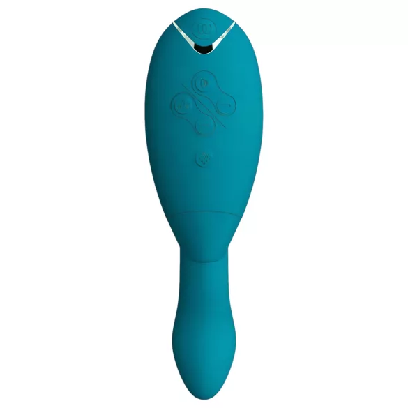 Womanizer DUO 2 - králíček vibrátor s vakuovou stimulací klitorisu (Petrol)