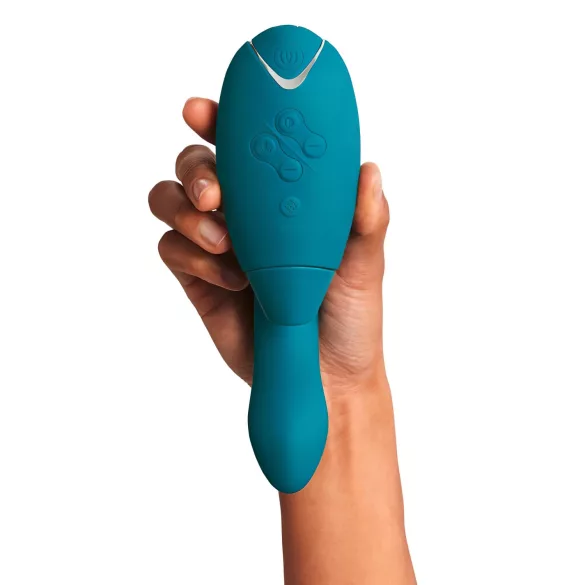 Womanizer Duo 2 - vibrátor pro bod G a klitoris - zelený
