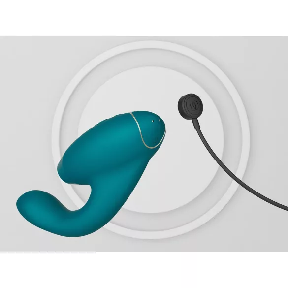 Womanizer DUO 2 - králíček vibrátor s vakuovou stimulací klitorisu (Petrol)