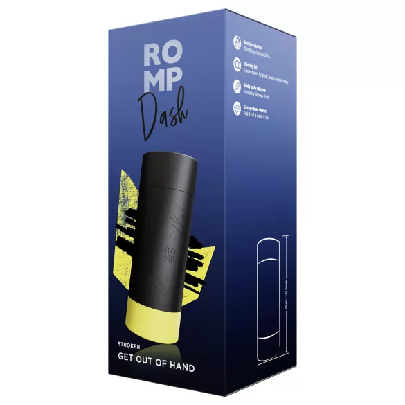 ROMP Dash - masturbátor - černý