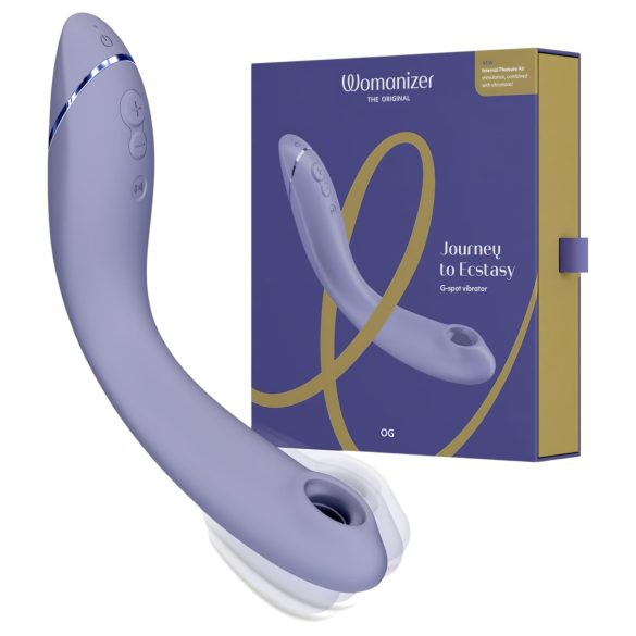 Womanizer OG - dobíjecí, tlakově vlnivý 2v1 G-bod vibrátor (fialový)