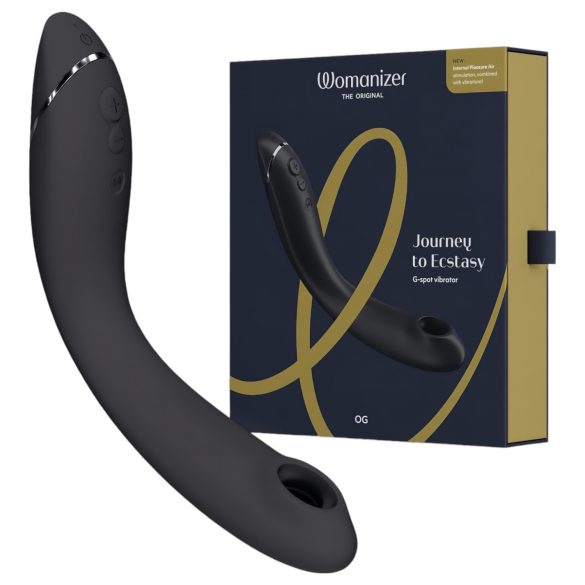 Womanizer OG - dobíjecí 2v1 vzduchový vibrátor (černý)