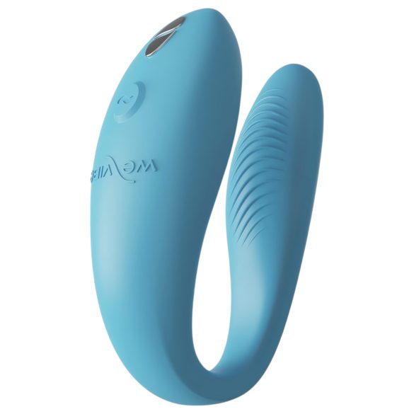 We-Vibe Sync Go - chytrý párový vibrátor s aku (tyrkysový)