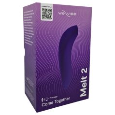   We-Vibe Melt 2 - chytrý stimulátor klitorisu s vlnovou technologií (fialová)