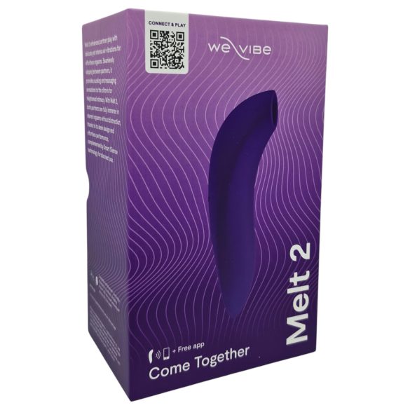 We-Vibe Melt 2 - chytrý stimulátor klitorisu s vlnovou technologií (fialová)
