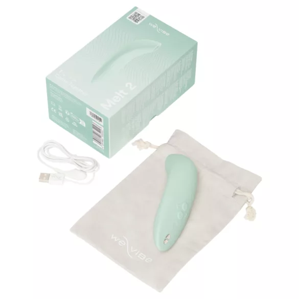 We-Vibe Melt 2 - Vzduchový stimulátor klitorisu ovládaný aplikací (tyrkysový)