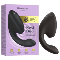 Womanizer Next Duo - 2v1 G-bod vibrátor (černý)