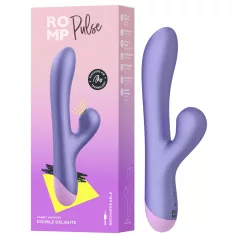   ROMP Pulse - vibrátor na G-bod s tlakovou stimulací klitorisu - fialová