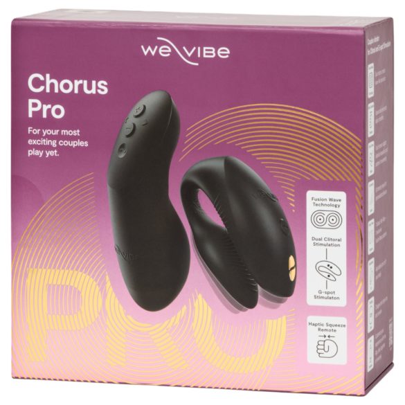 We-Vibe Chorus Pro - párový vibrátor - chytrý, s dálkovým ovládáním - černý