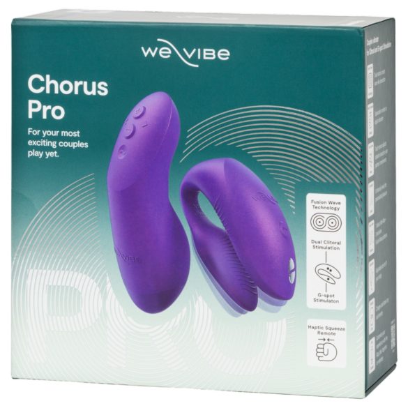 We-Vibe Chorus Pro - chytrý, dálkově ovládaný párový vibrátor (fialový)