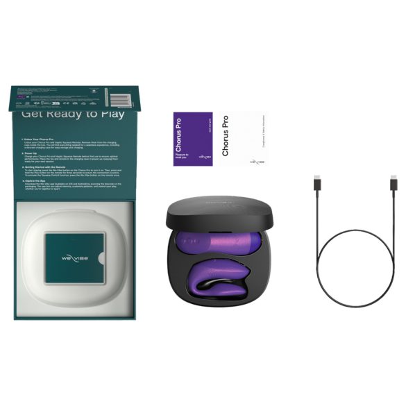 We-Vibe Chorus Pro - chytrý, dálkově ovládaný párový vibrátor (fialový)