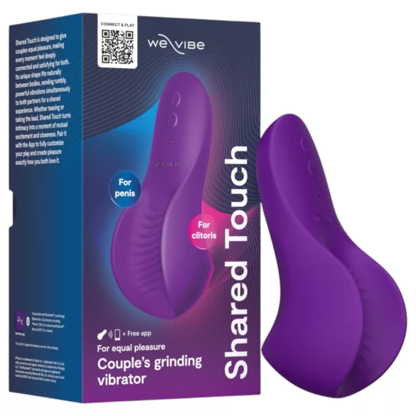 We-Vibe Shared Touch - chytrý párový vibrátor (fialový)