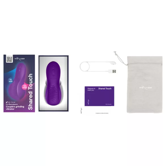 We-Vibe Shared Touch - chytrý párový vibrátor (fialový)