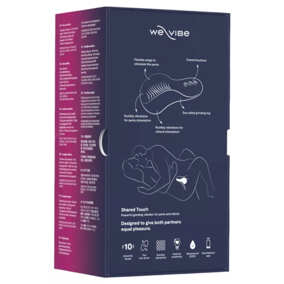 We-Vibe Shared Touch - chytrý párový vibrátor (fialový)