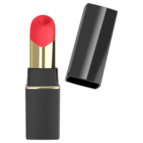 Womanizer Beauty - stimulátor klitorisu s tlakovými vlnami ve tvaru rtěnky (černý)