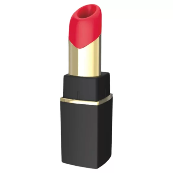 Womanizer Beauty - stimulátor klitorisu s tlakovými vlnami ve tvaru rtěnky (černý)